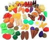 DESCRIPTION: (1) PRETEND PLAY FOOD SET BRAND/MODEL: CLICK N PLAY RETAIL$: $20.00 EA QTY: 1