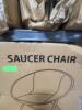 DESCRIPTION: (1) LARGE SAUCER CHAIR BRAND/MODEL: MAINSTAYS INFORMATION: MUST INSPECT FOR COLOR IMAGES ARE FOR ILLUSTRATION PURPOSES ONLY AND MAY NOT B - 3