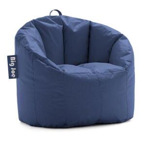 DESCRIPTION: (1) BEAN BAG CHAIR BRAND/MODEL: BIG JOE #0645614 INFORMATION: BLUE RETAIL$: $60.00 SIZE: 28.00 x 30.50 x 28.00 QTY: 1