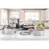 DESCRIPTION: (1) SET OF (10) STAINLESS COOK SET BRAND/MODEL: KIRKLAND #119338 RETAIL$: $300.00 EA QTY: 1