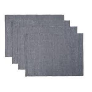 DESCRIPTION: (1) 8 PACK PLACEMATS BRAND/MODEL: BOSTON TRADERS GRAY RETAIL$: $20.00 EA SIZE: 12X18 QTY: 1