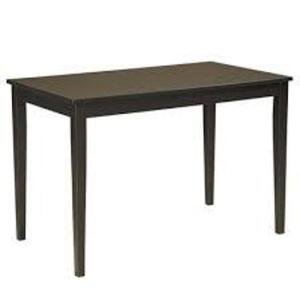 DESCRIPTION: (1) DINING TABLE BRAND/MODEL: ASHLEY #D250.25 INFORMATION: BROWN RETAIL$: $180.00 QTY: 1