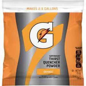 DESCRIPTION: (4) INSTANT POWDER SPORTS DRINK CONCENTRATE BRAND/MODEL: GATORADE #308-03971 INFORMATION: ORANGE RETAIL$: $7.00 EA SIZE: 21 OZ QTY: 4