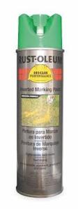 DESCRIPTION: (6) INVERTED LINE MARKING PAINT BRAND/MODEL: RUST-OLEUM #4CH78 INFORMATION: GREEN RETAIL$: $10.00 EA SIZE: 20 OZ QTY: 6