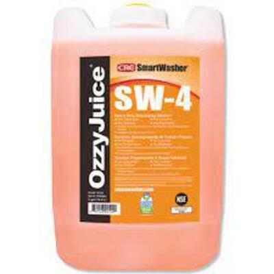 DESCRIPTION: (1) DEGREASING SOLUTION BRAND/MODEL: CRC OZZYJUICE SW-1 RETAIL$: $125.66 SIZE: 5 GALLON QTY: 1