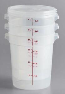 (1) PACK OF (3) FOOD STORAGE CONTAINER