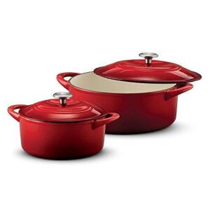 (1) LOT OF (2) ROUND DUTCH OVEN PANS