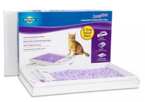 (1) PACK OF (3) SCOOPFREE DISPOSABLE CAT LITTER TRAYS