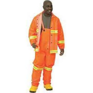 (5) PVC ORANGE RAIN SUIT