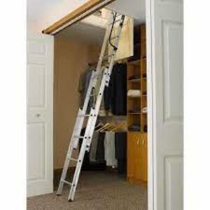 (1) ALUMINUM ATTIC LADDER