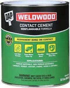 (2) NONFLAMMABLE CONTACT CEMENT