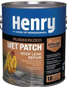 (1) RUBBERIZED WET PATCH ROOF CEMNET LEAK REPAIR