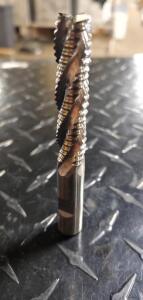 (1) COBALT COURSE PITCH ROUGHING END MILL