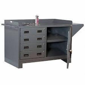 DESCRIPTION: (1) STEEL TOP WORKBENCH BRAND/MODEL: MOBILE #3402-95 RETAIL$: 1967.93 SIZE: 65 W QTY: 1