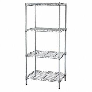 DESCRIPTION: (1) WIRE SHELF UNIT BRAND/MODEL: GRAINGER #1ZTG8 RETAIL$: 434.54 SIZE: 24X63X72 QTY: 1