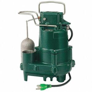 DESCRIPTION: (1) SUBMERSIBLE SUMP PUMP BRAND/MODEL: ZOELLER #436R36 RETAIL$: $500.0 EA SIZE: 1/2 HP 115 V VERTICAL FLOAT QTY: 1