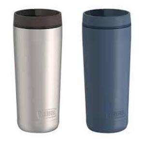 DESCRIPTION: (2) TRAVEL TUMBLER BRAND/MODEL: THERMOS INFORMATION: STAINLESS RETAIL$: $12.00 EA SIZE: 18 OZ QTY: 2