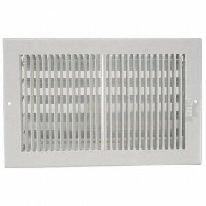 DESCRIPTION: (20) SIDEWALL CEILING REGISTER BRAND/MODEL: GRAINGER #4MJH7 INFORMATION: WHITE RETAIL$: $7.93 EA SIZE: 8X8 QTY: 20