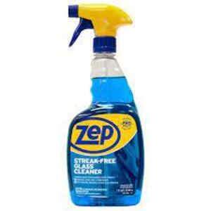 DESCRIPTION: (6) STREAK FREE GLASS CLEANER BRAND/MODEL: ZEP RETAIL$: $5.00 EA SIZE: 32 OZ QTY: 6