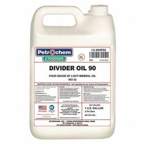 DESCRIPTION: (2) DIVIDER OIL BRAND/MODEL: PETROCHEM #45VF55 RETAIL$: $50.00 EA SIZE: 1 GALLON QTY: 2