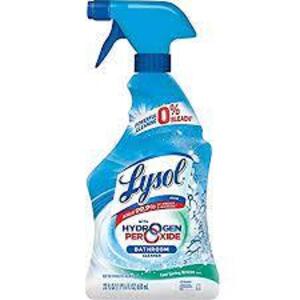 DESCRIPTION: (6) TOILET BOWL CLEANER WITH HYDROGEN PEROXIDE BRAND/MODEL: LYSOL RETAIL$: $2.29 EA SIZE: 24 FL OZ QTY: 6