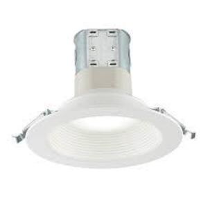 (3 PACK) COMMERCIAL ELECTRIC 6 IN. WHITE BAFFLE INTEGRATED LED RECESSED KIT WITH SELECTABLE CCT (2700K-5000K), (NO CAN NEEDED)