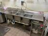 DESCRIPTION: ADVANCE TABCO 90" THREE WELL POT SINK W/ LEFT AND RIGHT DRY BOARDS BRAND / MODEL: ADVANCE TABCO SIZE 90" LOCATION: KITCHEN QTY: 1 - 2
