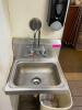 DESCRIPTION: WALL MOUNTED STAINLESS HAND SINK SIZE 15" X 15" LOCATION: KITCHEN QTY: 1 - 2