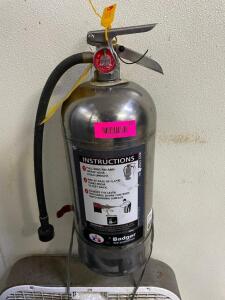 DESCRIPTION: PYROTECH WET CHEMICAL FIRE EXTINGUISHER ADDITIONAL INFORMATION W/ 2021 CHARGE. SIZE 12' X 8' LOCATION: KITCHEN QTY: 1