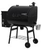 DESCRIPTION: (1) CAMP CHEF SMOKE PELLET GRILL BRAND/MODEL: CAMP CHEF/PG24SE INFORMATION: BLACK/TOTAL RACK SURFACE: 429 SQ-IN/HEAT RANGE: -160 TO 500F