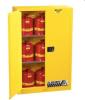 DESCRIPTION: (1) FLAMMABLE LIQUID STORAGE CABINETS BRAND/MODEL: JUSTRITE/4632093340 INFORMATION: YELLOW/SUMP CAPACITY: 45 GAL/MINOR DAMAGES, SEE FOR I