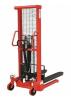 DESCRIPTION: (1) MANUAL FORK-OVER STACKER BRAND/MODEL: DAYTON/4VMD9 INFORMATION: RED/LOAD CAPACITY: 2,000 LBS/MINOR PAINT SPILL, SEE FOR INSPECTION RE