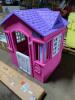 DESCRIPTION: (1) CAPE COTTAGE HOUSE BRAND/MODEL: LITTLE TIKES/485145M INFORMATION: PINK & PURPLE/MAIL SLOT RETAIL$: 124.00 SIZE: 43"L X 35"W X 49"H QT - 2