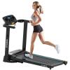 DESCRIPTION: (1) FOLDING ELECTRIC TREADMILL BRAND/MODEL: SKONYON/PBJM100909 INFORMATION: SPEED RANGE: 0.62 - 6.2 MPH/12 PRESETS PROGRAMS RETAIL$: 399.