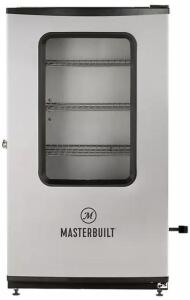 DESCRIPTION: (1) DIGITAL ELECTRIC SMOKER BRAND/MODEL: MASTERBUILT/M20074719 INFORMATION: STAINLESS STEEL/BLUETOOTH RETAIL$: 393.92 SIZE: 19.68"L X 25.