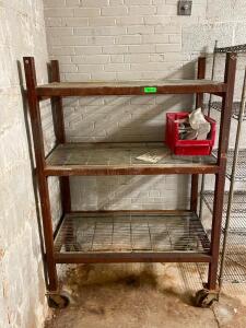 70" HEAVY DUTY ROLLING SHELVING UNIT