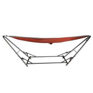 DESCRIPTION: (1) PORTABLE STEEL HAMMOCK STAND BRAND/MODEL: OZARK TRAIL/HM-013 INFORMATION: GRAY/SEE FOR INSPECTION RETAIL$: 66.00 SIZE: 128"L X 27.5"W