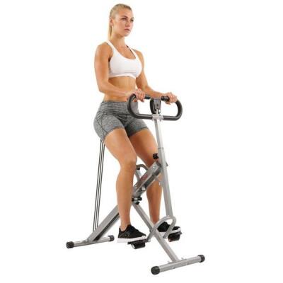 DESCRIPTION: (1) FITNESS UPRIGHT ROW-N-RIDE BRAND/MODEL: SUNNY HEALTH & FITNESS/077S INFORMATION: 3-ADJUSTABLE BANDS/SELF-LEVLING PEDALS RETAIL$: 99.9