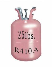 DESCRIPTION: (1) REFRIGERANT CYLINDER BRAND/MODEL: FORANE/R410A INFORMATION: PINK/LUBRICANT: POLYOL ESTER RETAIL$: 159.00 SIZE: 5 LBS QTY: 1