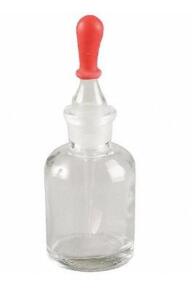 DESCRIPTION: (3) PACK OF (12) ROUND BOTTLE BRAND/MODEL: LAB SAFETY/5YHK8 INFORMATION: CLEAR/NARROW MOUTH/DROPPER RETAIL$: 40.23 PER PK OF 12 SIZE: 1 O