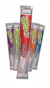 DESCRIPTION: (1) PACK OF (150) FREEZER POPS BRAND/MODEL: SQWINCHER/159200201 INFORMATION: CHERRY, GRAPE, LEMON-LIME, MIXED BERRY & ORANGE RETAIL$: 61.