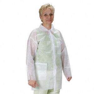 DESCRIPTION: (1) CASE OF (25) DISPOSABLE LAB COAT BRAND/MODEL: CONDOR #2KTT4 INFORMATION: WHITE RETAIL$: $72.26 EA SIZE: 2 XL QTY: 1