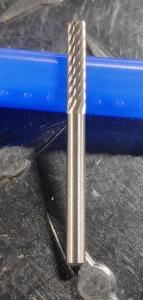 DESCRIPTION: (1) CARBIDE SINGLE CUT CYLINDER BURR BRAND/MODEL: ATRAX 85282242 RETAIL$: 12.81 SIZE: 1/8" DIA QTY: 1