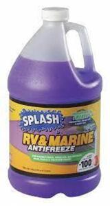 DESCRIPTION: (2) RV AND MARINE ANTIFREEZE BRAND/MODEL: SPLASH #49GU92 RETAIL$: $7.00 EA SIZE: 1 GALLON QTY: 2