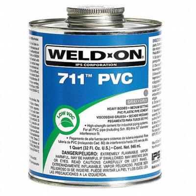 DESCRIPTION: (2) GRAY PIPE CEMENT BRAND/MODEL: WELD-ON #6KWU1 RETAIL$: $8.59 EA SIZE: 8 OZ QTY: 2