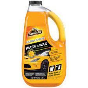 DESCRIPTION: (2) ULTRA SHINE WASH AND WAX BRAND/MODEL: ARMOR ALL RETAIL$: $8.00 EA SIZE: 64 OZ QTY: 2