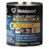 DESCRIPTION: (2) CONTACT CEMENT BRAND/MODEL: WELDWOOD #32GT48 INFORMATION: TAN RETAIL$: $17.90 EA SIZE: 1 QT QTY: 2