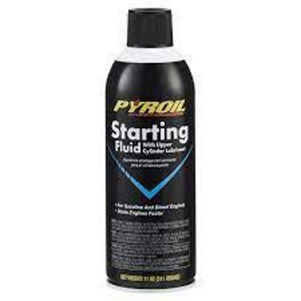DESCRIPTION (6) STARTING FLUID BRAND/MODEL PYROIL RETAIL 5.00 EA