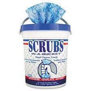 DESCRIPTION: (2) HAND CLEANER TOWELS BRAND/MODEL: SCRUBS IN A BUCKET RETAIL$: $80.00 TOTAL QTY: 2