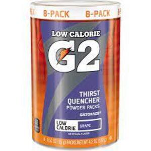 DESCRIPTION: (4) PACKS OF (8) LOW SUGAR SPORTS DRINK CONCENTRATE MIX STICKS BRAND/MODEL: GATORADE INFORMATION: GRAPE QTY: 4